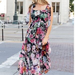 Baltic Born Vibrant Floral Maxi Dress